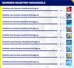 Fortnite Summer Road Trip Missionen